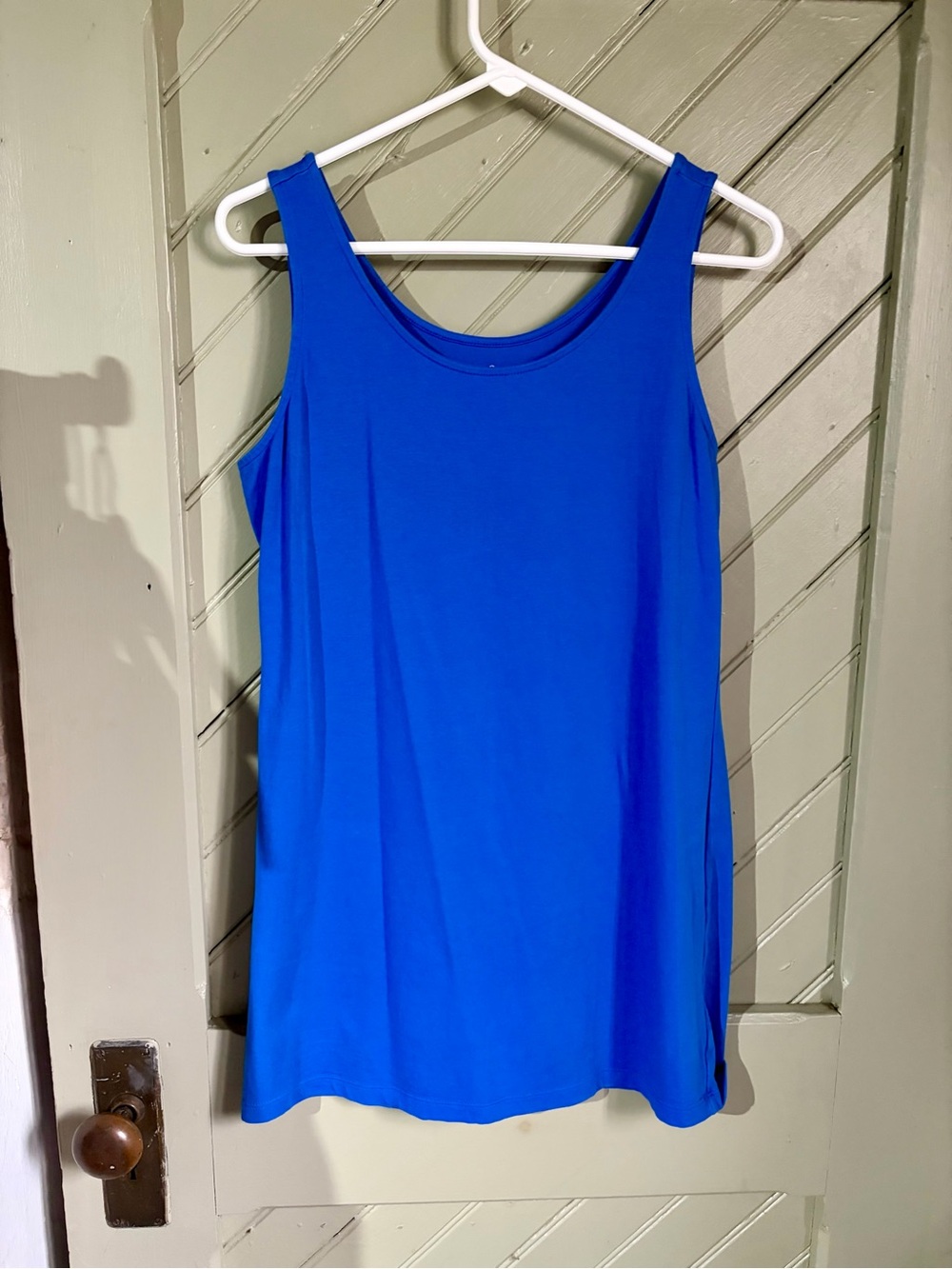 Soma Women's long Tank Top in Royal Blue